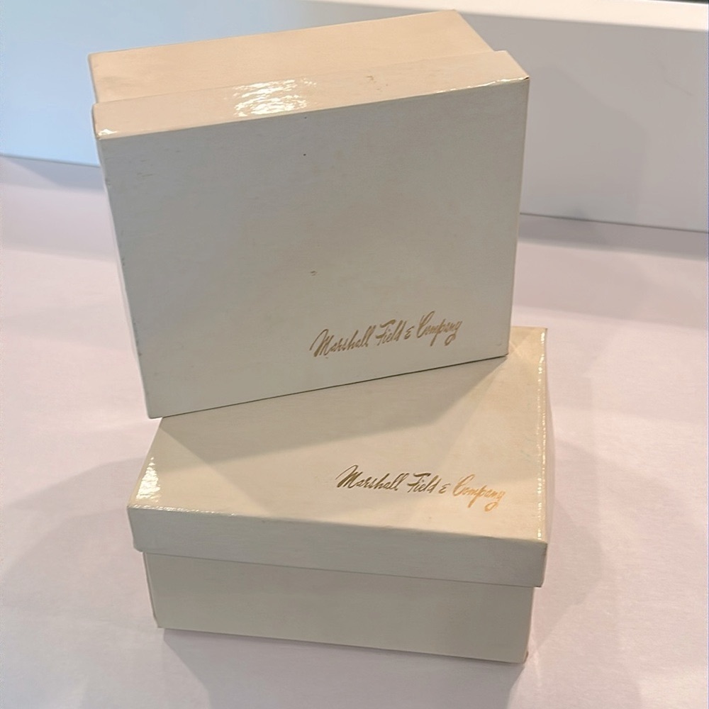 Rare Marshall Field & Company 1975 Vintage Gift Boxes